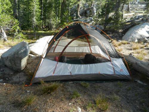 Hiking the John Muir Trail camping in Yosemite