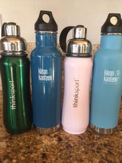 4 insulated stainless steel water bottle
