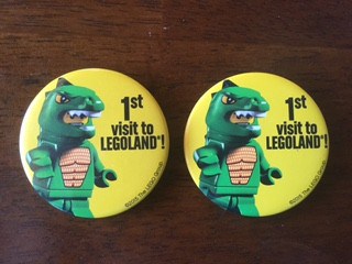 Legoland pin badge