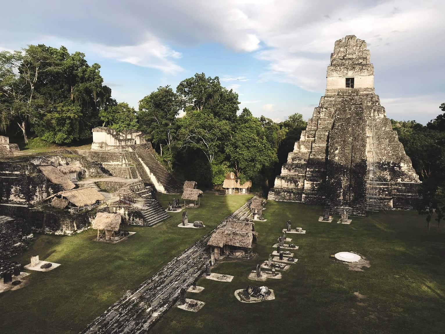 Tikal Mayan Ruin view