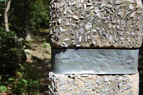 Appalachian Trail Sign Shenandoah National Park