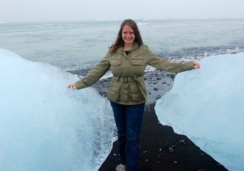 woman wearing travel jacket