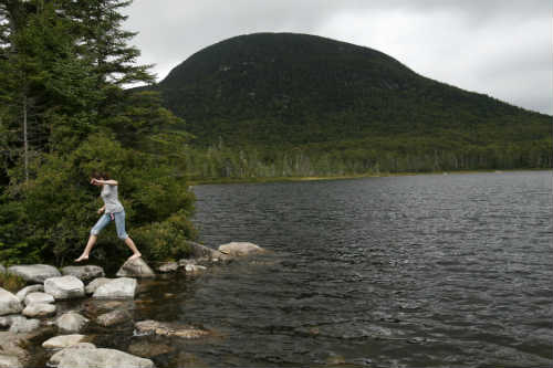 Forest fire rebirth - Maine Appalachian Trail lodging