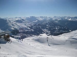 Skiing the Alps